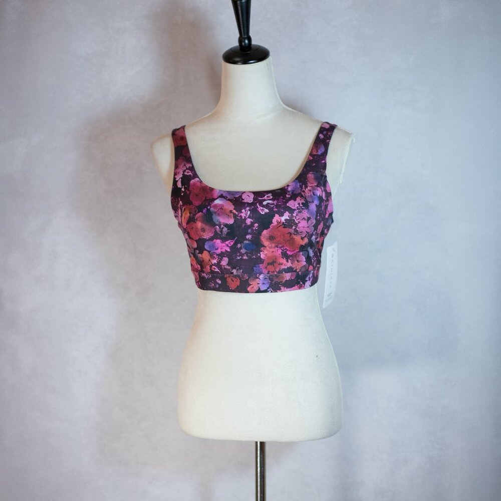 Athleta Womens Sports Bra Buttery-soft Compression Support Purple Size M